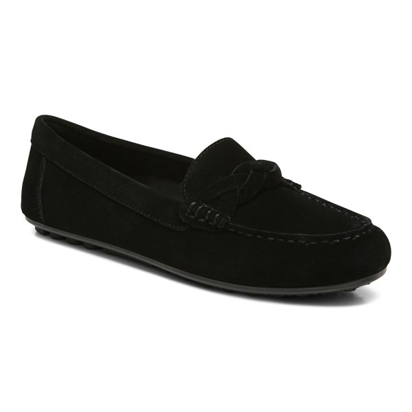 Vionic Loafers Ireland - Montara Loafer Black - Womens Shoes Clearance | HZDGX-8295